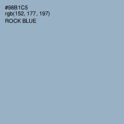 #98B1C5 - Rock Blue Color Image